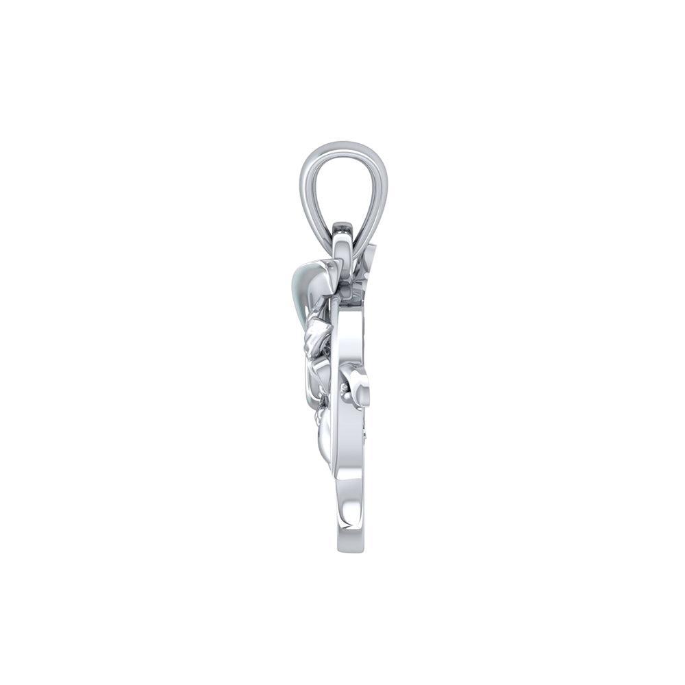 Swim through the endless journey ~ Sterling Silver Hammerhead Shark Filigree Pendant Jewelry TPD5146