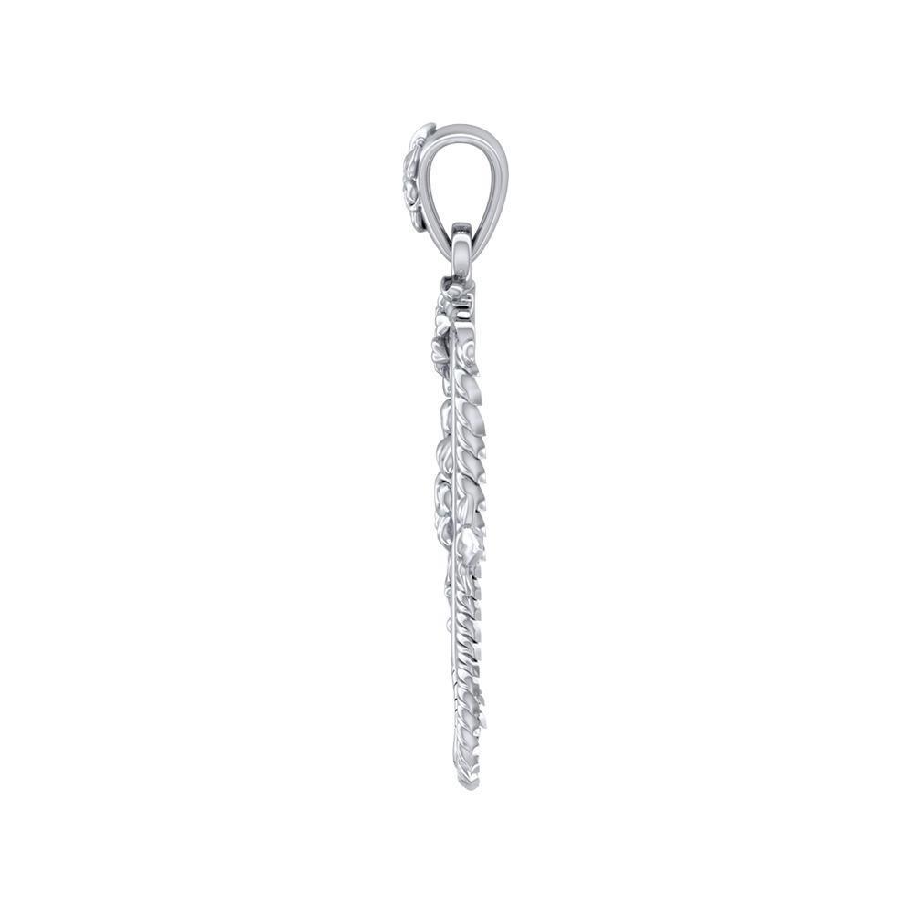 A touch of whimsical sea vibe ~ Sterling Silver Seahorse Filigree Pendant Jewelry TPD5147