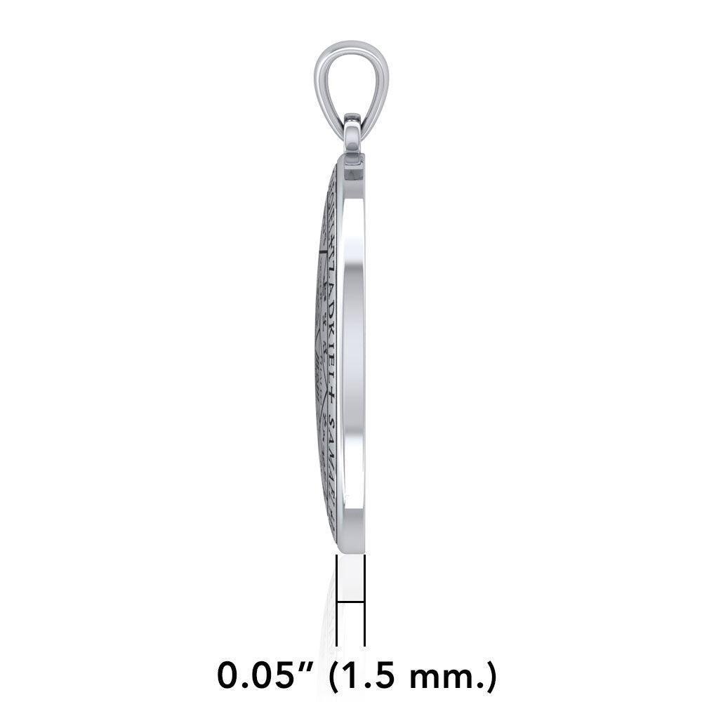 Experience Divine Guidance: The Seven Archangels Silver Pendant - TPD5154 | Embrace Heavenly Protection and Spiritual Connection