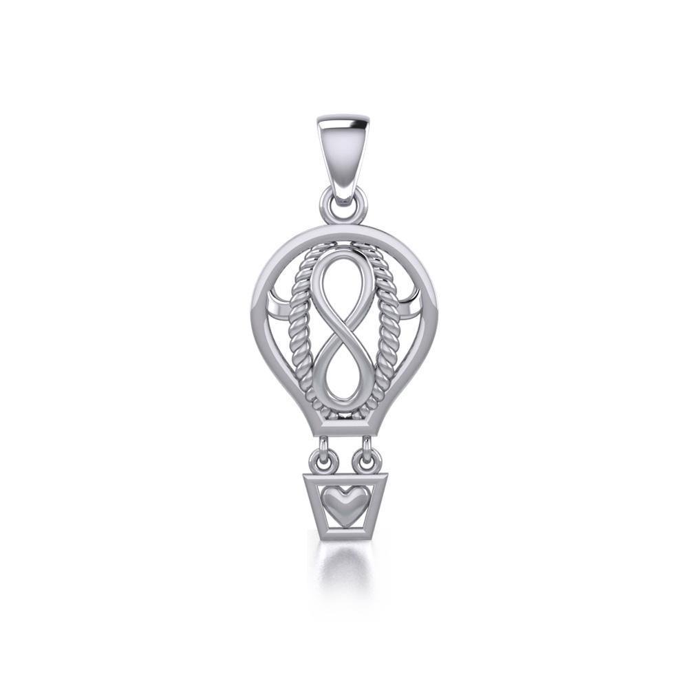Celtic Infinity Balloon Silver Pendant TPD5188