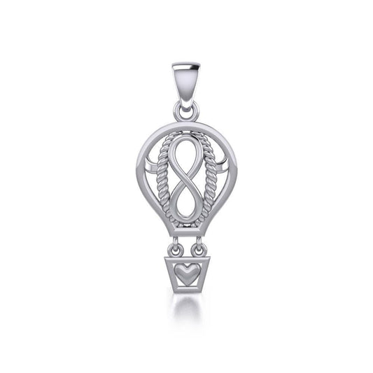 Celtic Infinity Balloon Silver Pendant TPD5188