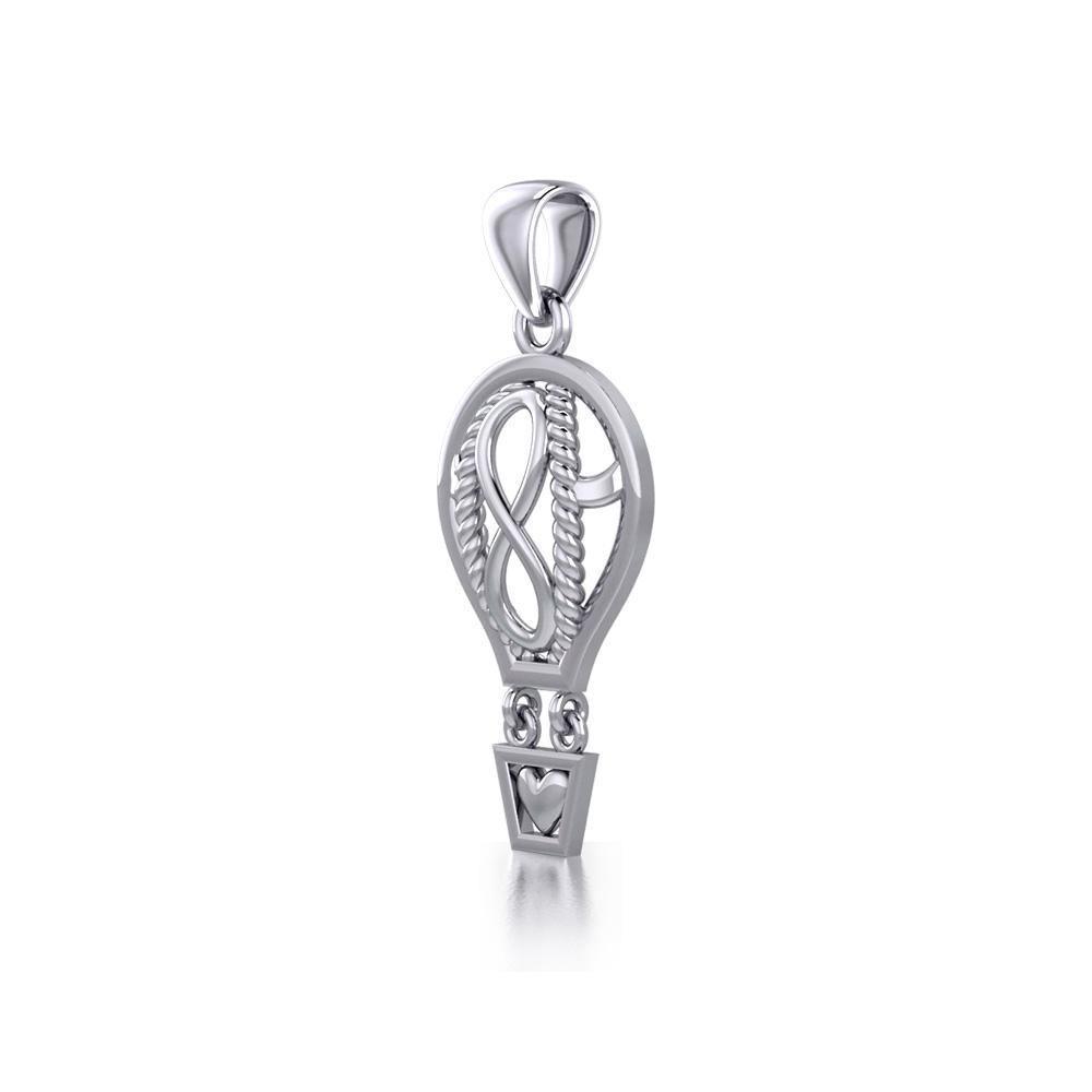 Celtic Infinity Balloon Silver Pendant TPD5188