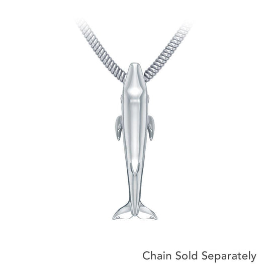Sterling Silver Mike Whale Pendant TPD5217