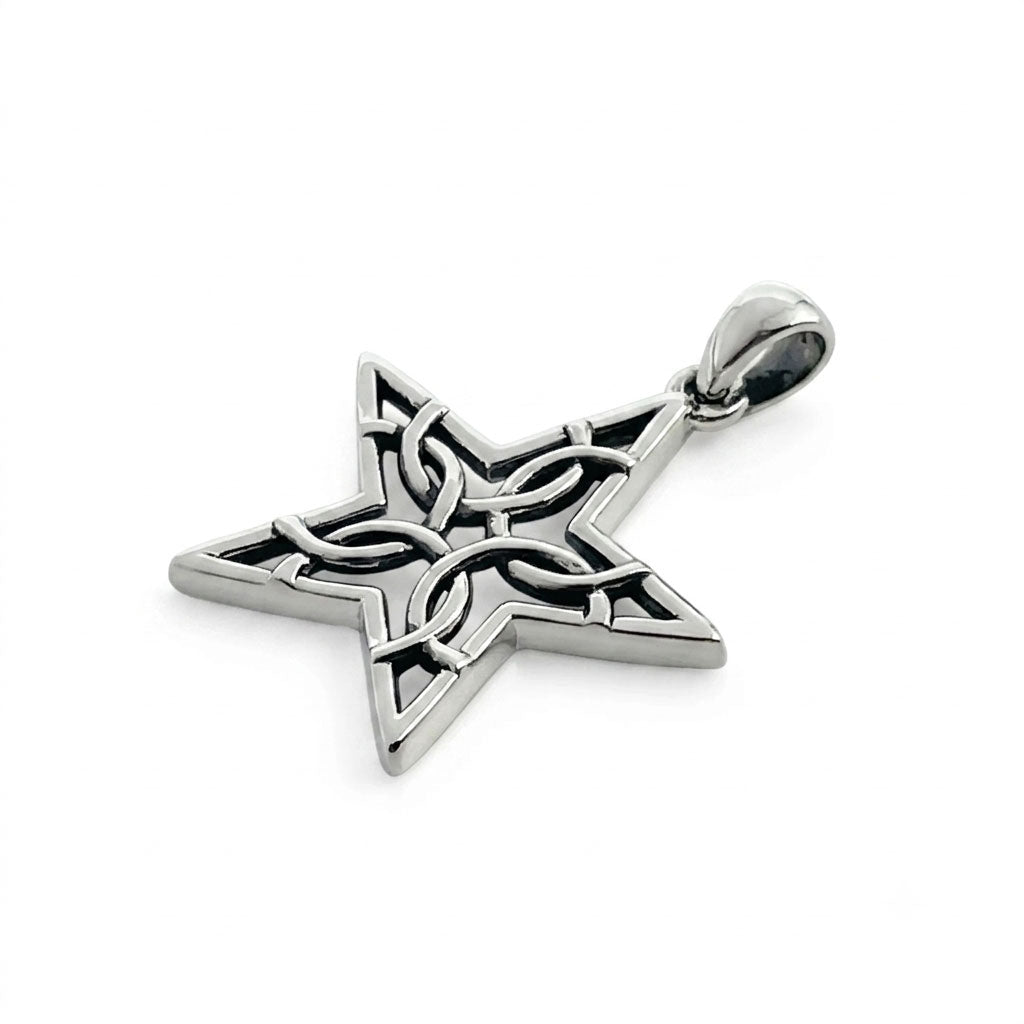 The Fifth Circle with Star Sterling Silver Pendant TPD5264