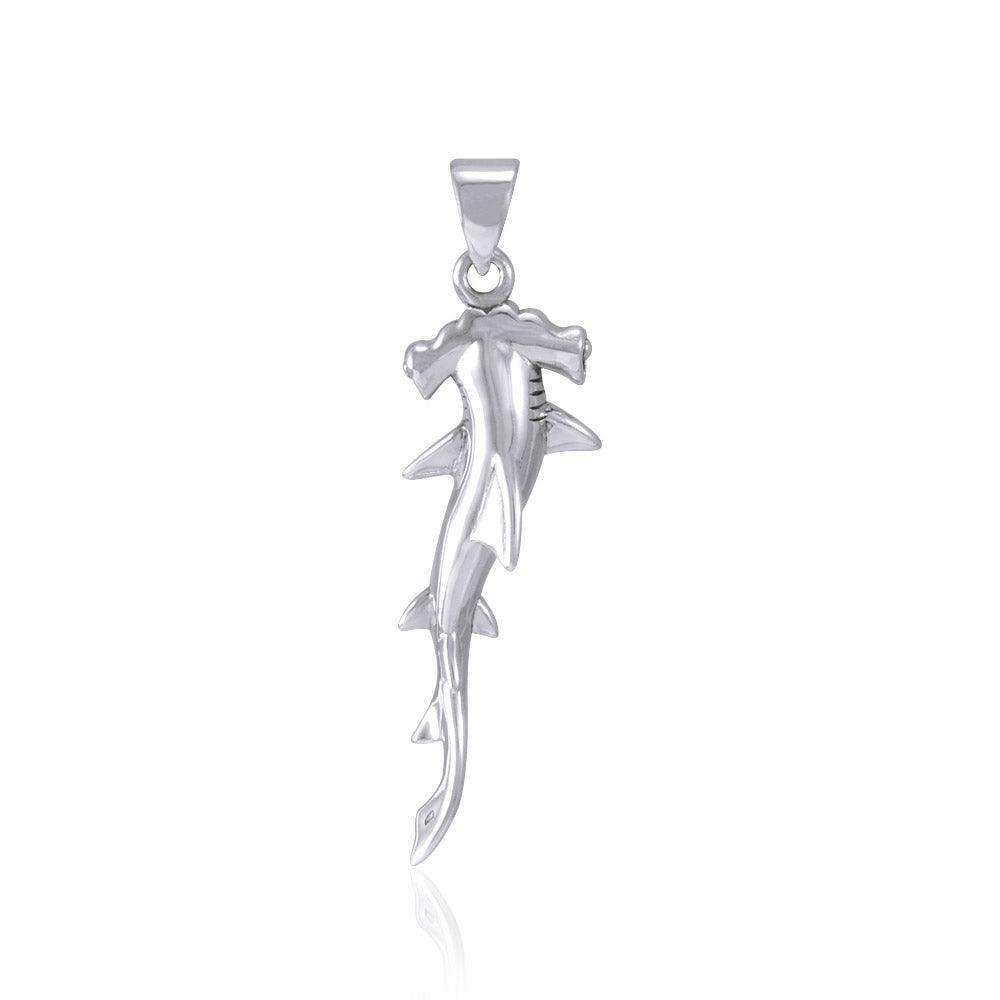 Silver Hammerhead Shark with Chain Set TSE828