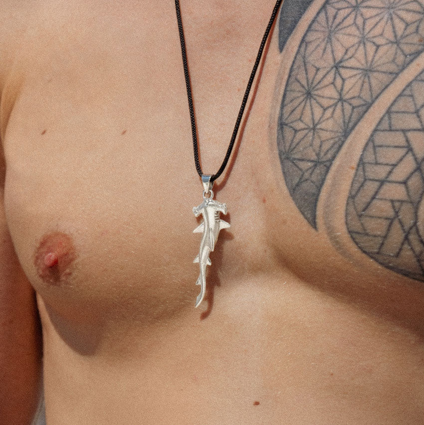 Hammerhead Shark Silver Pendant TPD5314