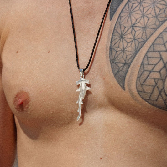 Hammerhead Shark Silver Pendant TPD5314