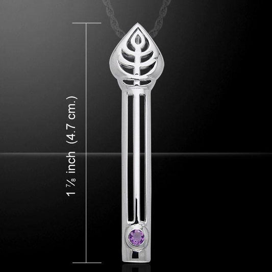 Art Deco Silver Pendant TPD534