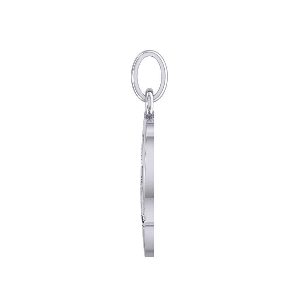 Marcasite Trinity in Heart Silver Pendant TPD5344