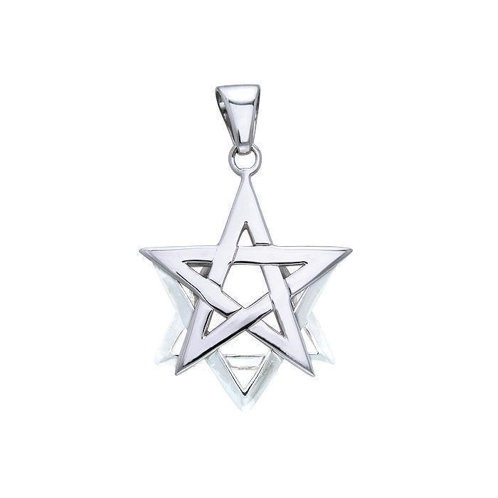 Pentacle Over Star Of David Pendant TPD535