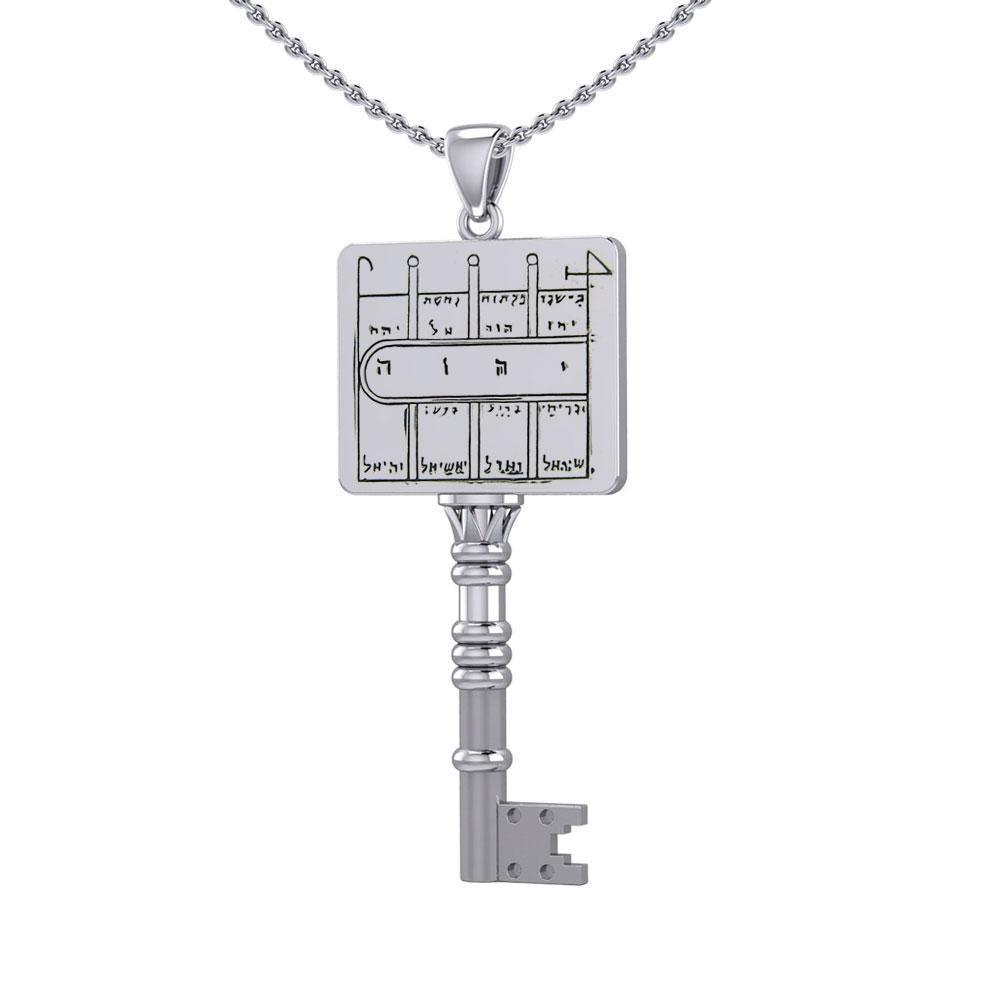 King Solomon Seals Path Clearing KeySilver Pendant TPD5377