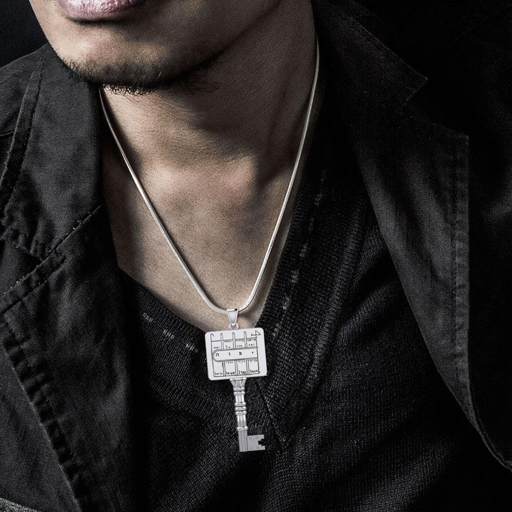 King Solomon Seals Path Clearing KeySilver Pendant TPD5377