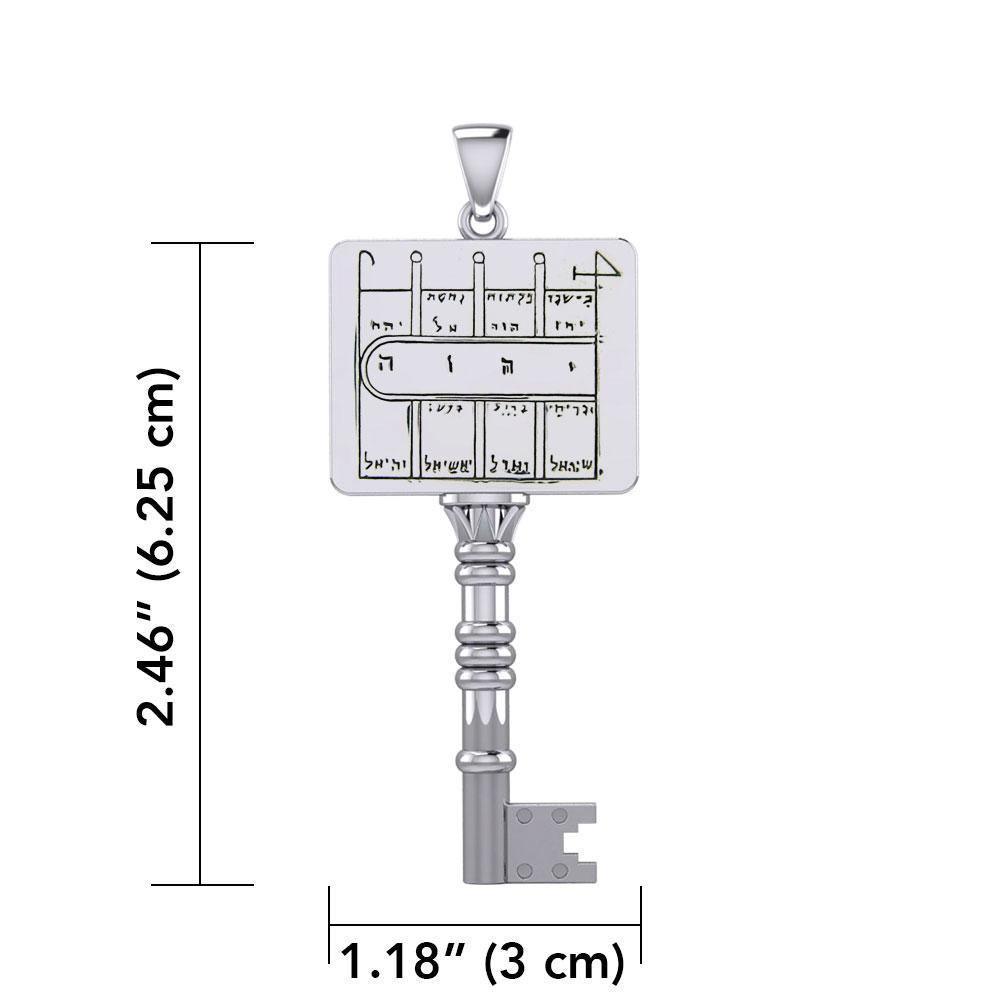 King Solomon Seals Path Clearing KeySilver Pendant TPD5377