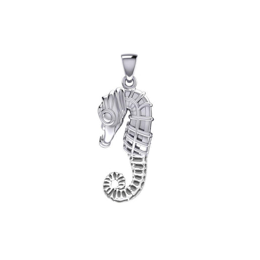 Small Seahorse Silver Pendant TPD5403