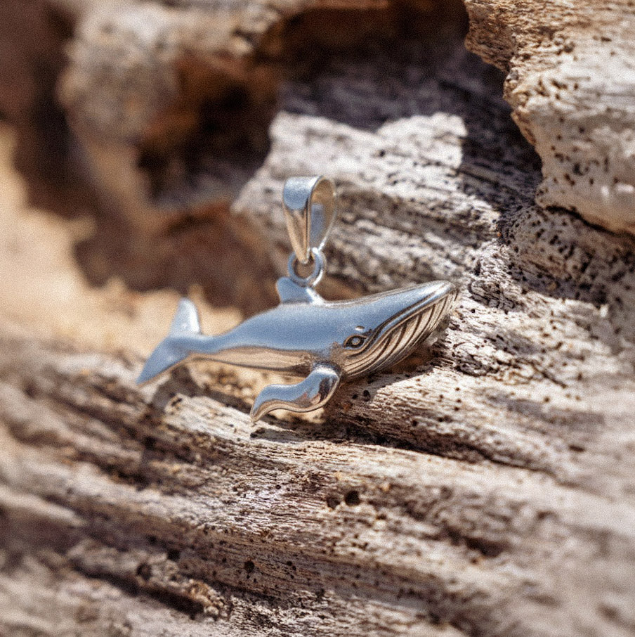 Blue Whale Sterling Silver Pendant TPD5404