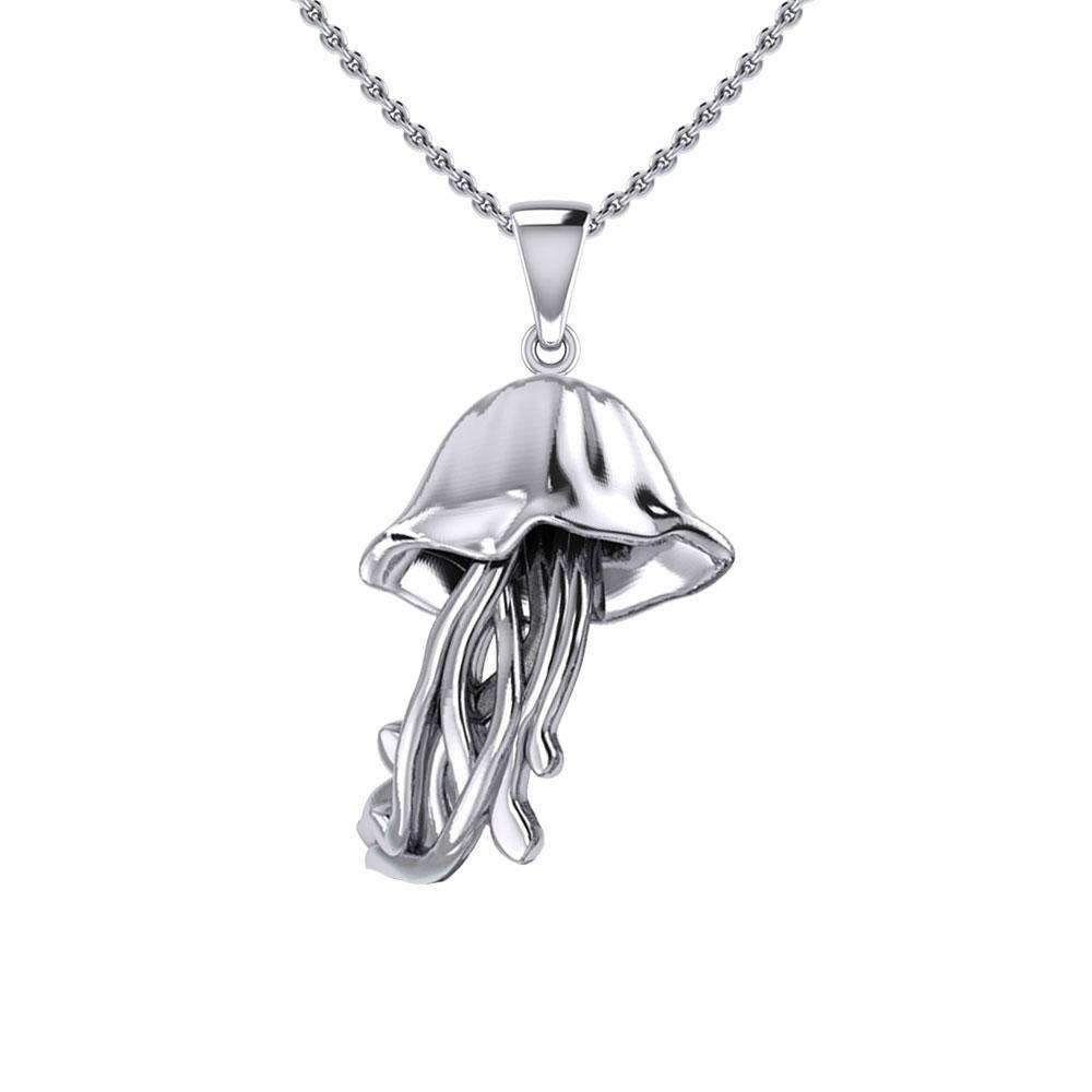 Jellyfish Silver Pendant TPD5412