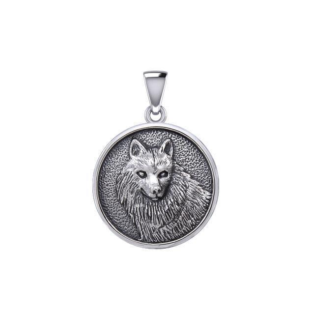 Wonderful Wolf Silver Pendant TPD5475