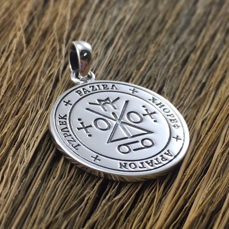 Sigil of the Archangel Raziel Silver Pendant (Small) TPD5485