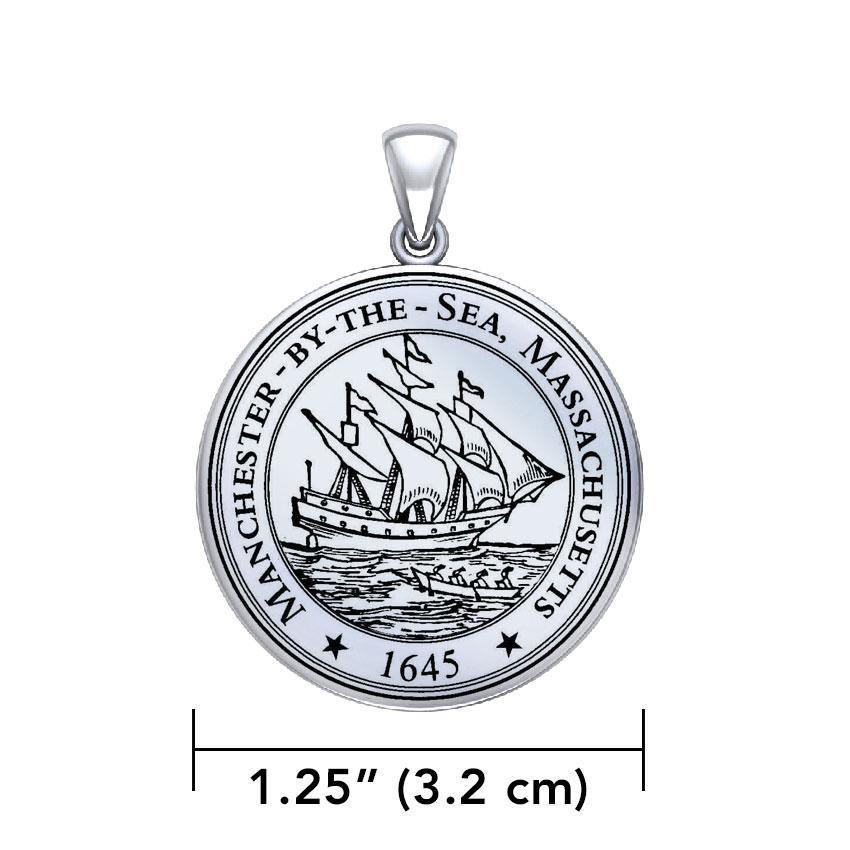 Manchester By The Sea Sterling Silver Pendant Medium Version TPD5525