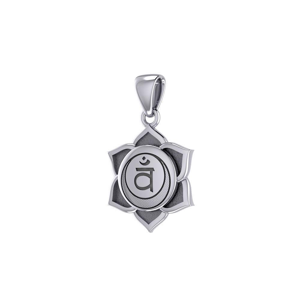 Svadhisthana Sacral Chakra Sterling Silver Pendant TPD5624