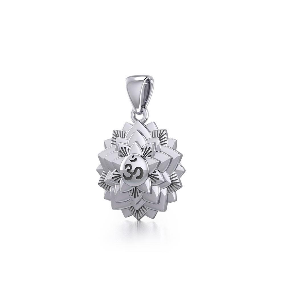 Sahasrara Crown Chakra Sterling Silver Pendant TPD5629