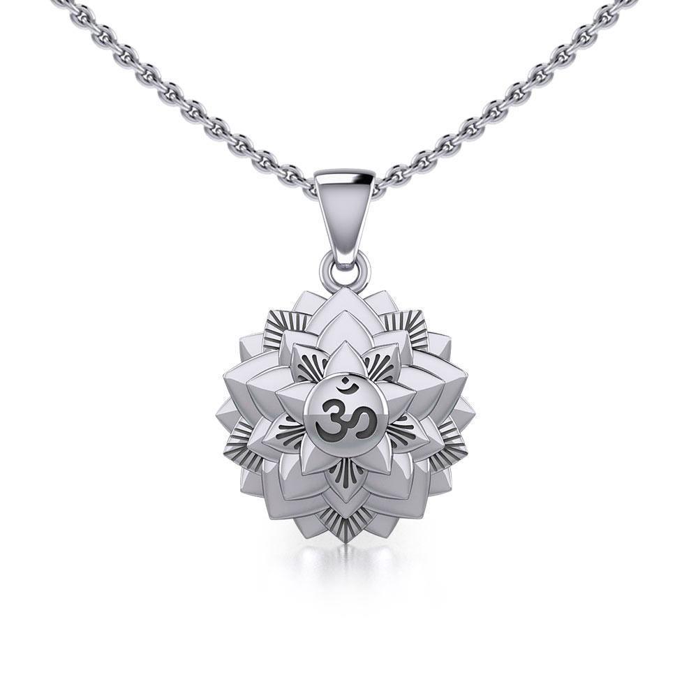 Sahasrara Crown Chakra Sterling Silver Pendant TPD5629