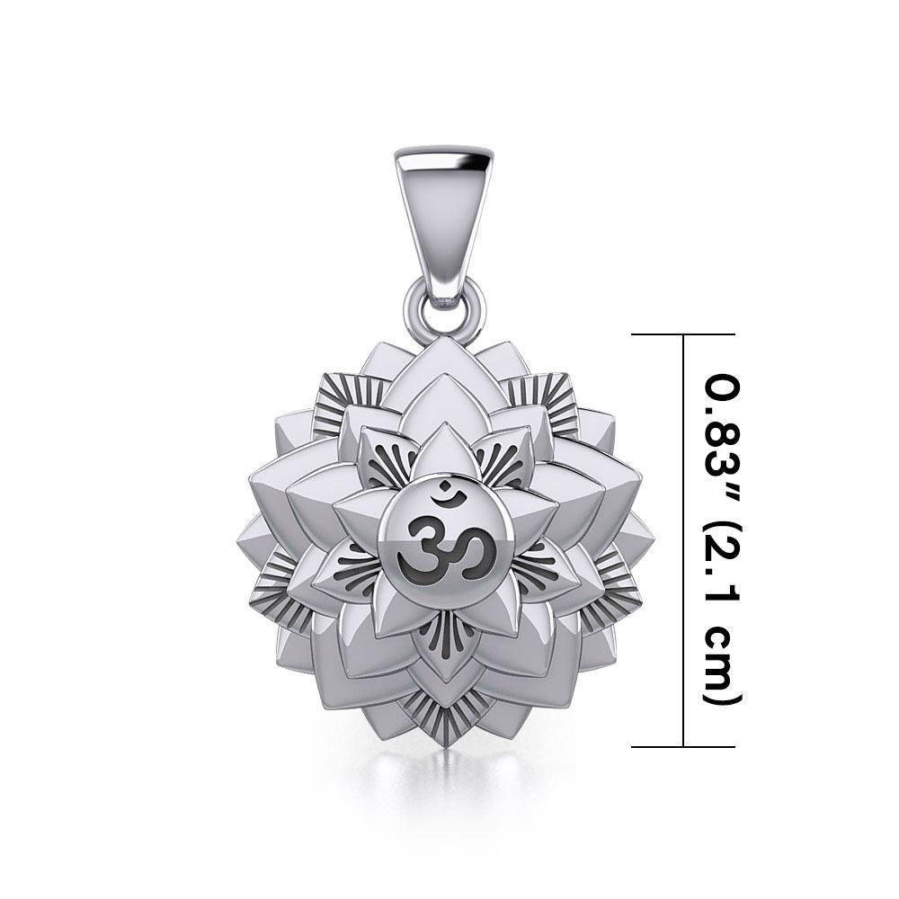 Sahasrara Crown Chakra Sterling Silver Pendant TPD5629