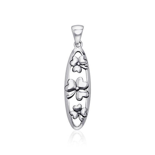 Shamrock Silver Pendant TPD565