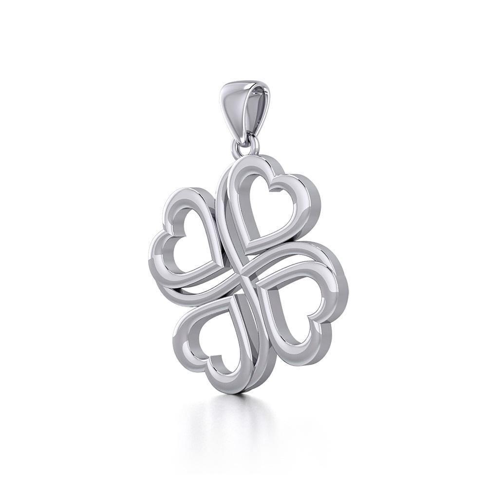 Four Hearts Silver Pendant TPD5655
