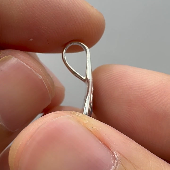 Celtic Whale Tail Silver Pendant with Enamel TPD5666