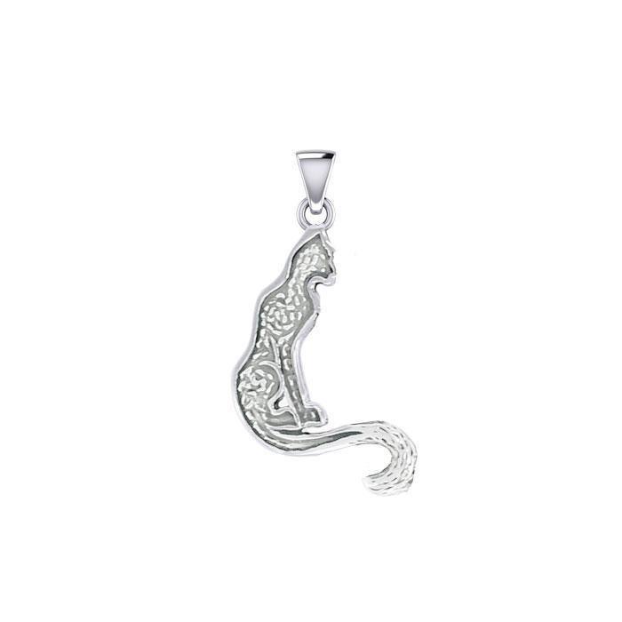 Cat Silver Pendant TPD5671