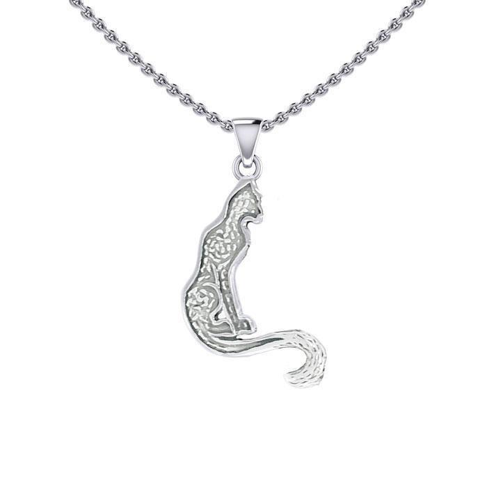 Cat Silver Pendant TPD5671