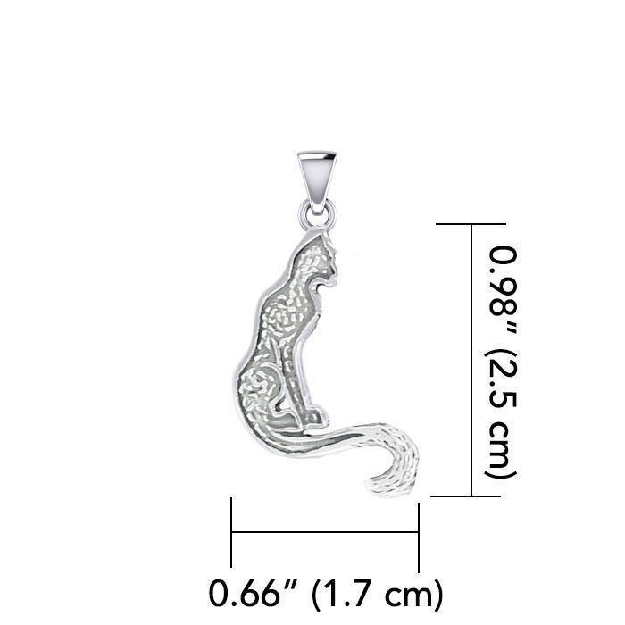 Cat Silver Pendant TPD5671