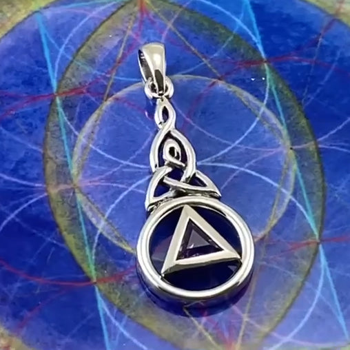 Celtic Recovery Pendant with Gemstone TPD5839