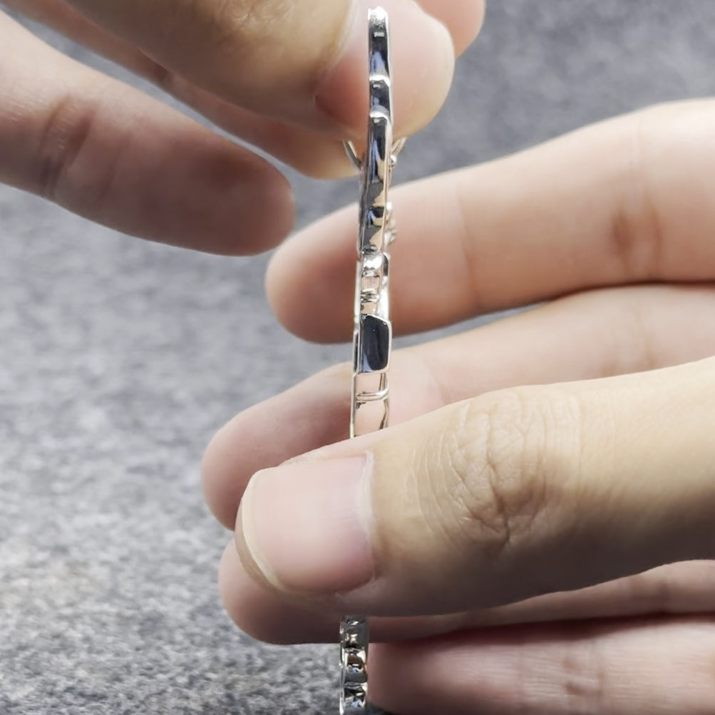 Phoenix Claddagh Cross Filigree Flower Sterling Silver Pendant TPD5872