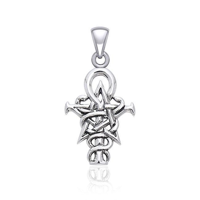 Penkhaduce Wizardry symbol Silver Pendant by Oberon Zell TPD5915