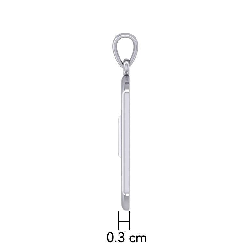 Recovery Silver Pendant with Stone TPD6048