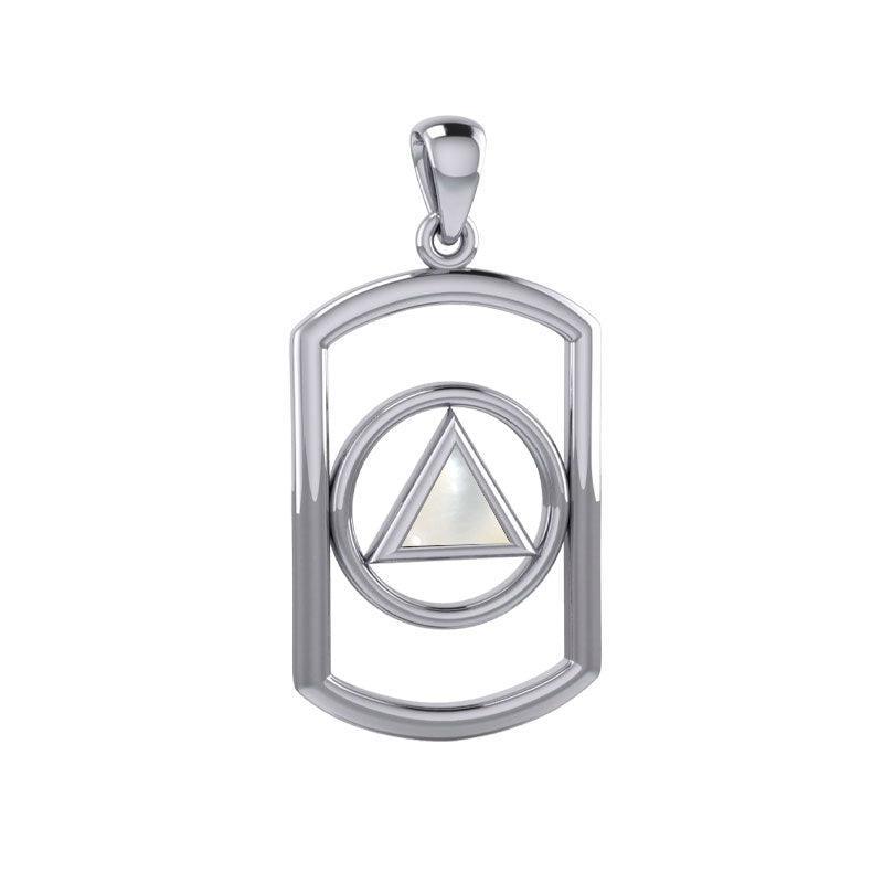 Recovery Silver Pendant with Stone TPD6048