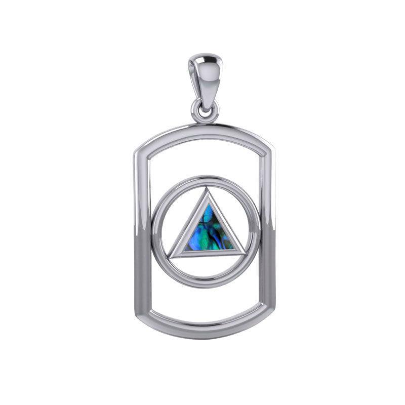 Recovery Silver Pendant with Stone TPD6048