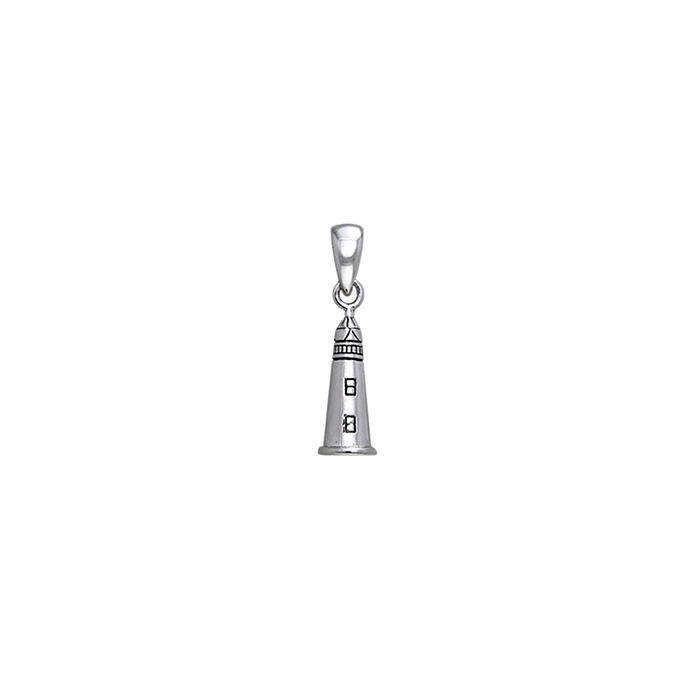 Polar Star Lighthouse Sterling Silver Pendant TPD605 - Pendants