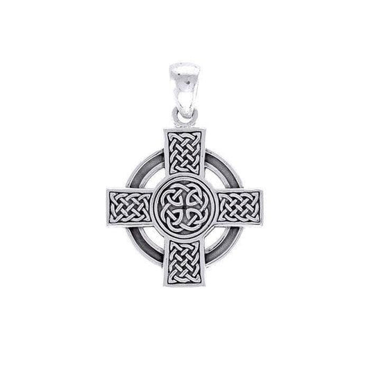Celtic Cross Silver Pendant TPD6018