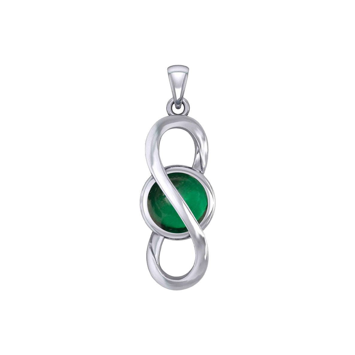 Peter Stone Eternal Silver Pendant with Gemstone TPD6175