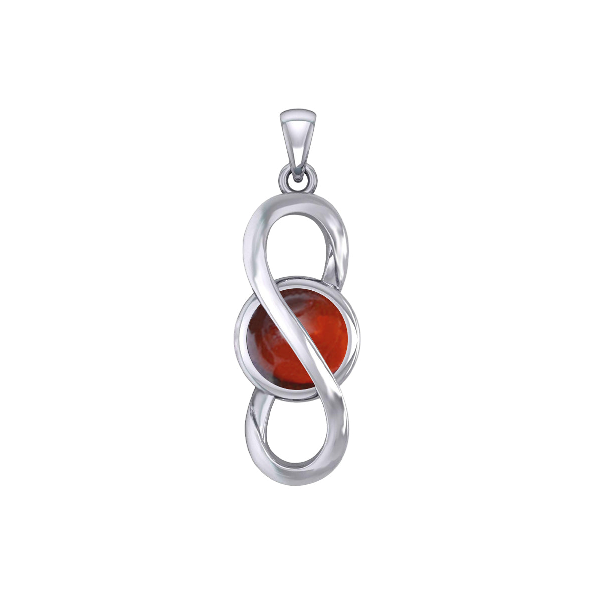 Peter Stone Eternal Silver Pendant with Gemstone TPD6175