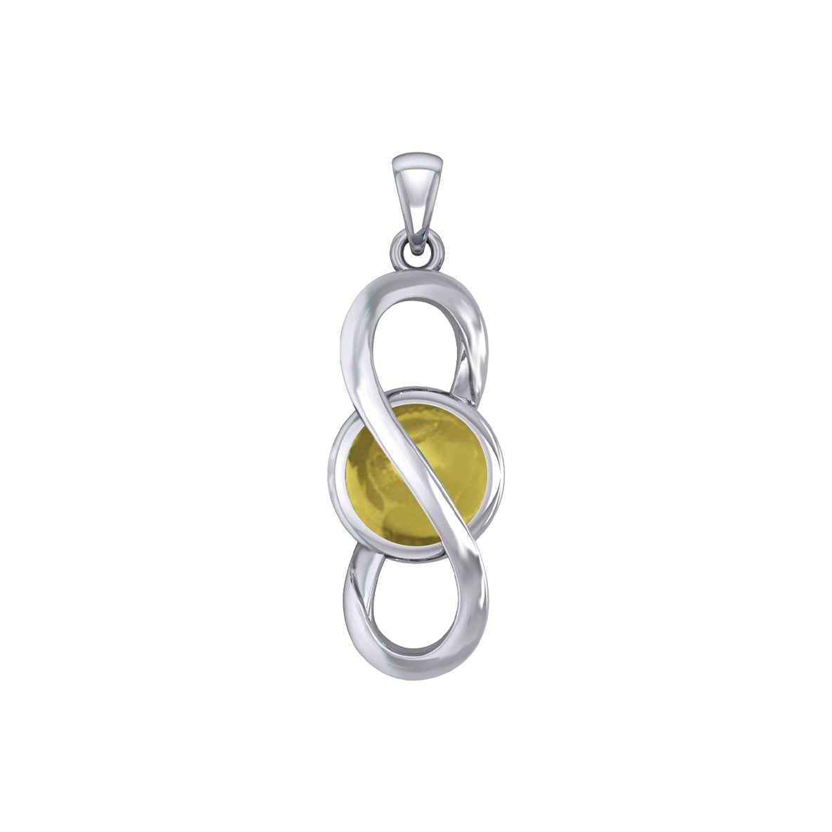 Peter Stone Eternal Silver Pendant with Gemstone TPD6175