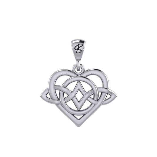 Celtic Symbol of everlasting love Eternal Love Sterling Silver Pendant – Timeless Symbol of Love and Devotion by Peter Stone Jewelry TPD6214 - peterstone.dropshipping