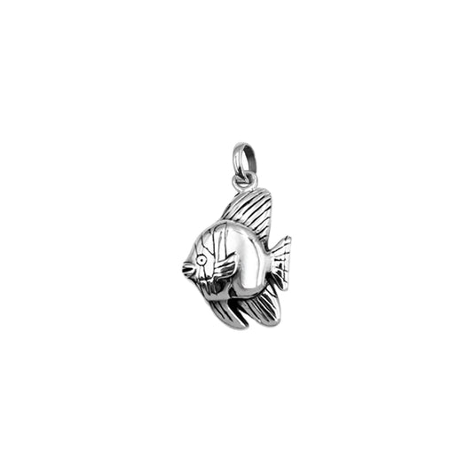 Angel Fish Sterling Silver Pendant TPD6306