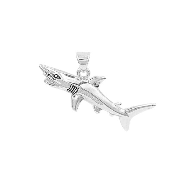 DiveSilver Mako Shark Sterling Silver Pendant TPD6315