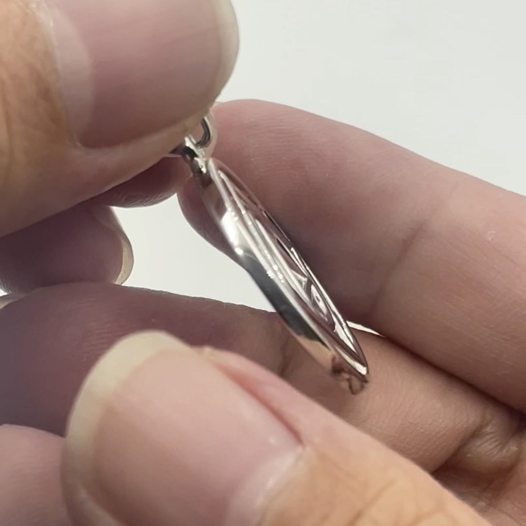 Double Recovery NA and AA Sterling Silver Pendant TPD6370