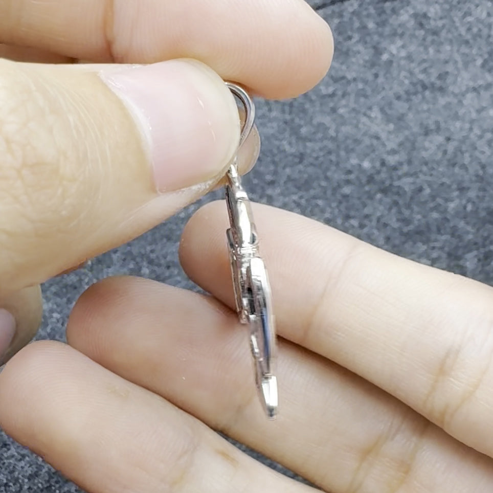 Templar Cross with AA Symbol Sterling Silver Pendant TPD6376