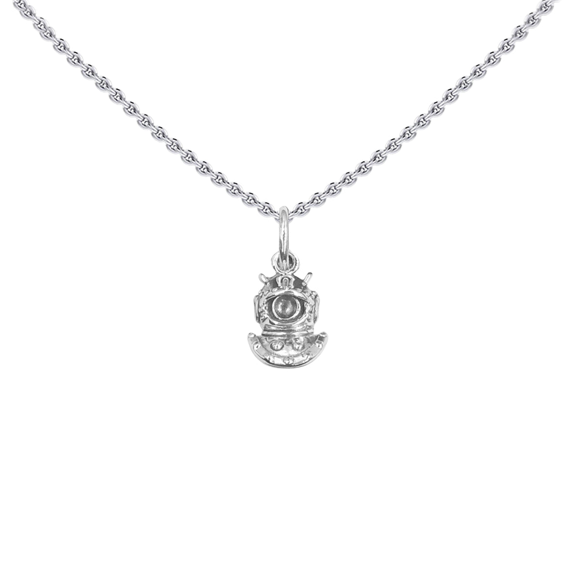 Dive Helmet Sterling Silver Pendant TPD6412
